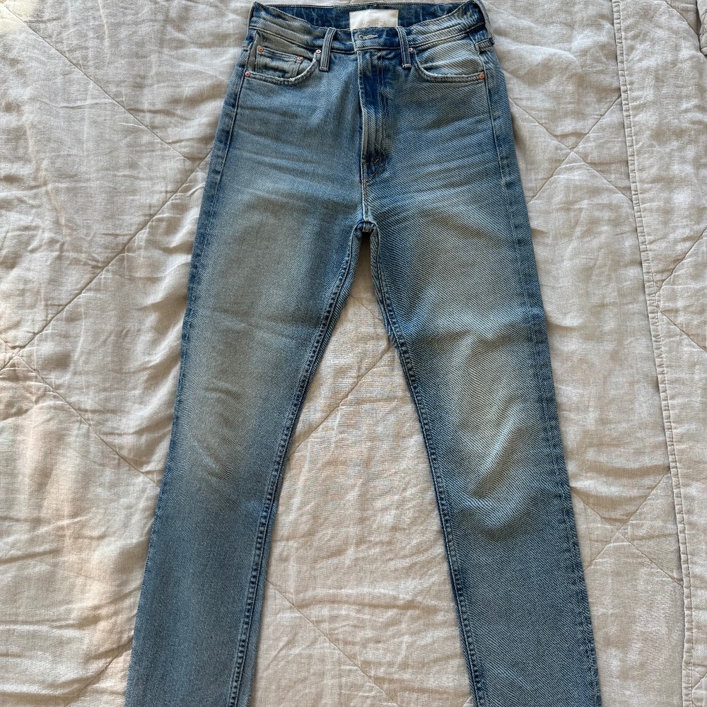 Mother denim - high waisted rider skimp